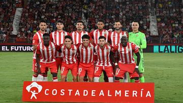 Un once del Almería.