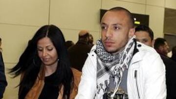 <b>EN BARAJAS.</b> Faubert fue a Londres y por la noche volvió a Madrid.