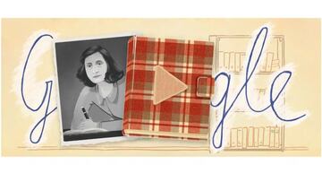 El precioso Doodle de Google: un homenaje al diario de Ana Frank