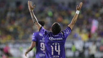 Mauro Zaleta of Mazatlan during the 15th round match between Mazatlan FC and America as part of the Liga BBVA MX, Torneo Apertura 2025 at El Encanto Stadium, on October 24, 2025 in Mazatlan, Sinaloa, Mexico.