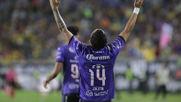 Mauro Zaleta of Mazatlan during the 15th round match between Mazatlan FC and America as part of the Liga BBVA MX, Torneo Apertura 2025 at El Encanto Stadium, on October 24, 2025 in Mazatlan, Sinaloa, Mexico.