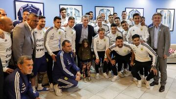 Macri despidió a la Selección