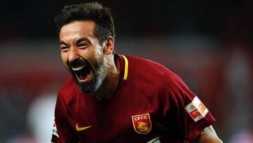 Lavezzi marcó con el Hebei