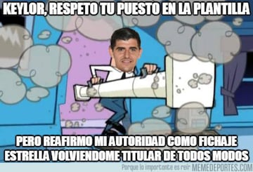 Los mejores memes de la presentación de Courtois