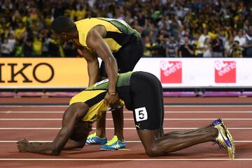 Lesión de Usain Bolt en el 4X100.