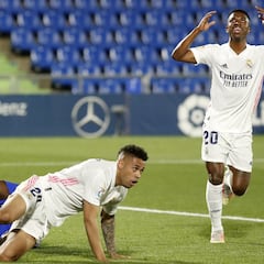 Aprobados y suspensos del Madrid ante el Getafe: Courtois salva a un equipo ortopédico