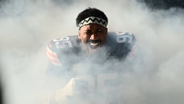 The Cleveland Browns defensive end spoke about the record he is chasing.