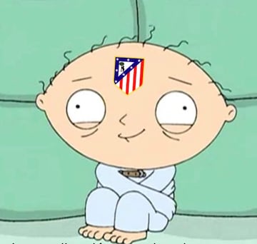 La derrota del Atltico, protagonista de los memes de la jornada