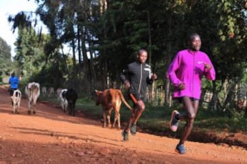 Curioso lugar de entrenamiento de los atletas kenianos