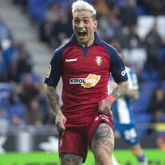 Osasuna se da un festín a costa de un descompuesto Espanyol