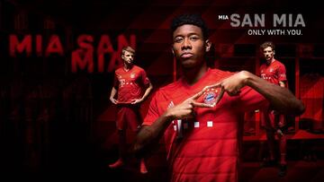 Bayern M&uacute;nich presenta su nueva indumentaria