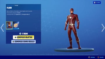 Un vistazo de cerca al skin Flash