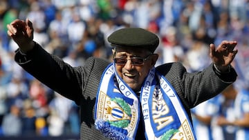 Muere Salustiano Toribio, el hincha más longevo del Leganés