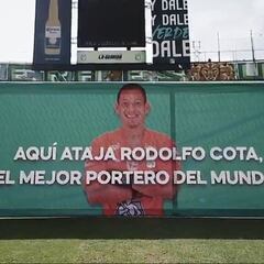 Muestran apoyo para Cota después del error ante Chivas