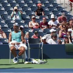 Rafa Nadal ya se entrena en Nueva York con Toni y Moyá