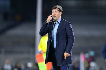  Gustavo Lema head coach of Pumas during the 14th round match between Pumas UNAM and Cruz Azul as part of the Liga BBVA MX, Torneo Apertura 2024 at Olimpico Universitario Stadium on October 26, 2024 in Mexico City, Mexico.