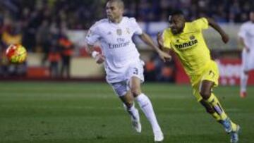 Pepe con Bakambu.