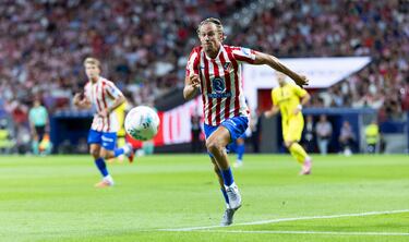 El jugador atlético dio una lección de cómo prodigarse arriba y abajo ante el Villarreal. Un pulmón que sirve tanto para defender como para atacar.