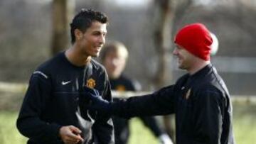Cristiano Ronaldo y Wayne Rooney