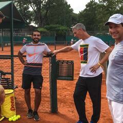 Del Potro 'libera' a su entrenador para que trabaje con Londero