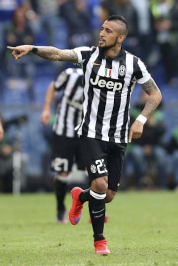 Arturo Vidal anotó el 1-0 sobre la Sampdoria 