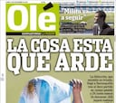 Portadas de la prensa mundial