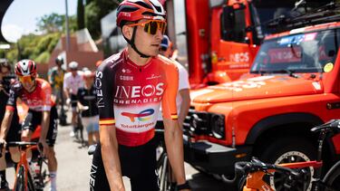 Carlos Rodríguez, en el Tour de Francia 2025.