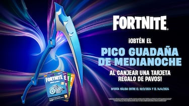 Fortnite: cómo conseguir gratis el pico Guadaña de Medianoche
