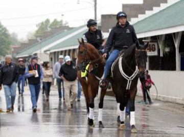 Entrenamiento para el Kentucky Derby.