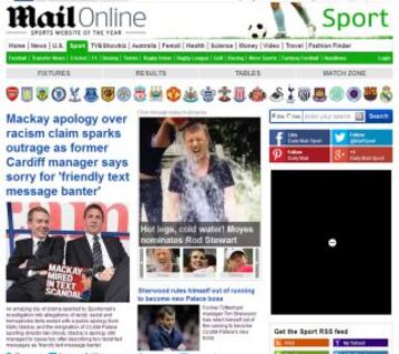 Portadas de la prensa extranjera