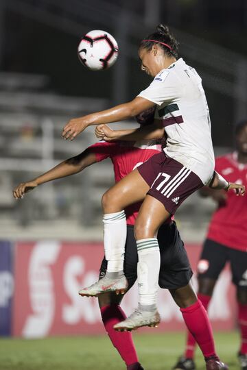 México le pasó por encima a la selección de Trinidad y Tobago y le anotó y ganó 4 goles por 1; Charlyn Corral se hizo presente en el marcador con 2 anotaciones.