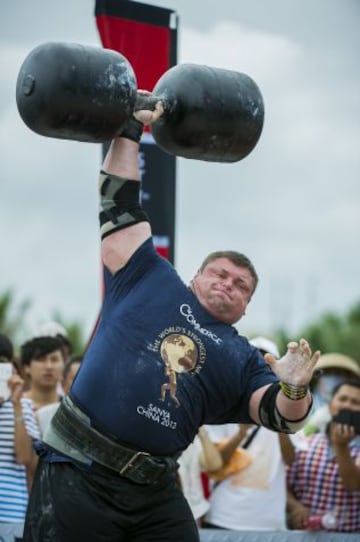 Las imágenes del Hombre Más Fuerte del Mundo