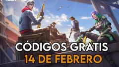 Free Fire | Códigos de hoy viernes 14 de febrero de 2025: recompensas gratis