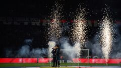 People had to be evacuated from Parc des Princes due to a fire in the stadium following PSG’s 4-1 win over Lyon. It’s not yet clear what caused the fire.