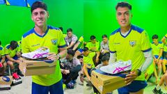Sifup entregó zapatos de fútbol a plantel de Trasandino tras robo sufrido el fin de semana