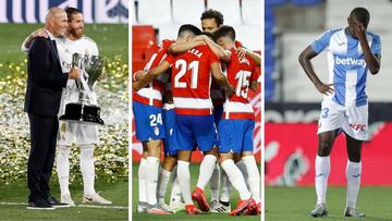 Así queda el cuadro de honor de Primera: Champions, Europa League, descensos...