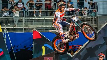 Toni Bou, con la Honda en el X-Trial de Andorra.