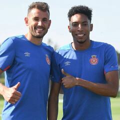 Los 'refuerzos' del Girona entran en escena en el Estadi