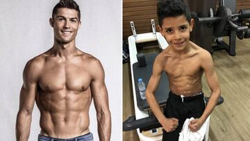 Cristiano Ronaldo Jr. quiere ser como su padre. Foto: Instagram