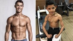 Cristiano Ronaldo Jr. quiere ser como su padre. Foto: Instagram