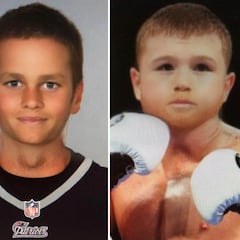 Así se verían algunos deportistas con el filtro de bebés