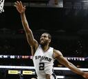 Pánico en San Antonio: Kawhi, lesionado en rodilla y tobillo