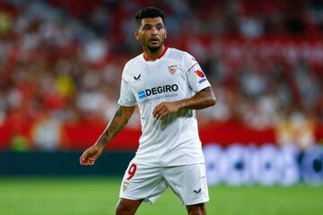 Jesus Corona Tecatito of Sevilla FC during the AntonioPuerta Trophy match between Sevilla FC v Cadiz CF played at Sanchez Pizjuan Stadium on August 6, 2022 in Sevilla, Spain. (Photo by Antonio Pozo / Pressinphoto / Icon Sport)