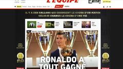La Prensa: "Lo ganó todo; vuelve a ser el mejor del mundo"