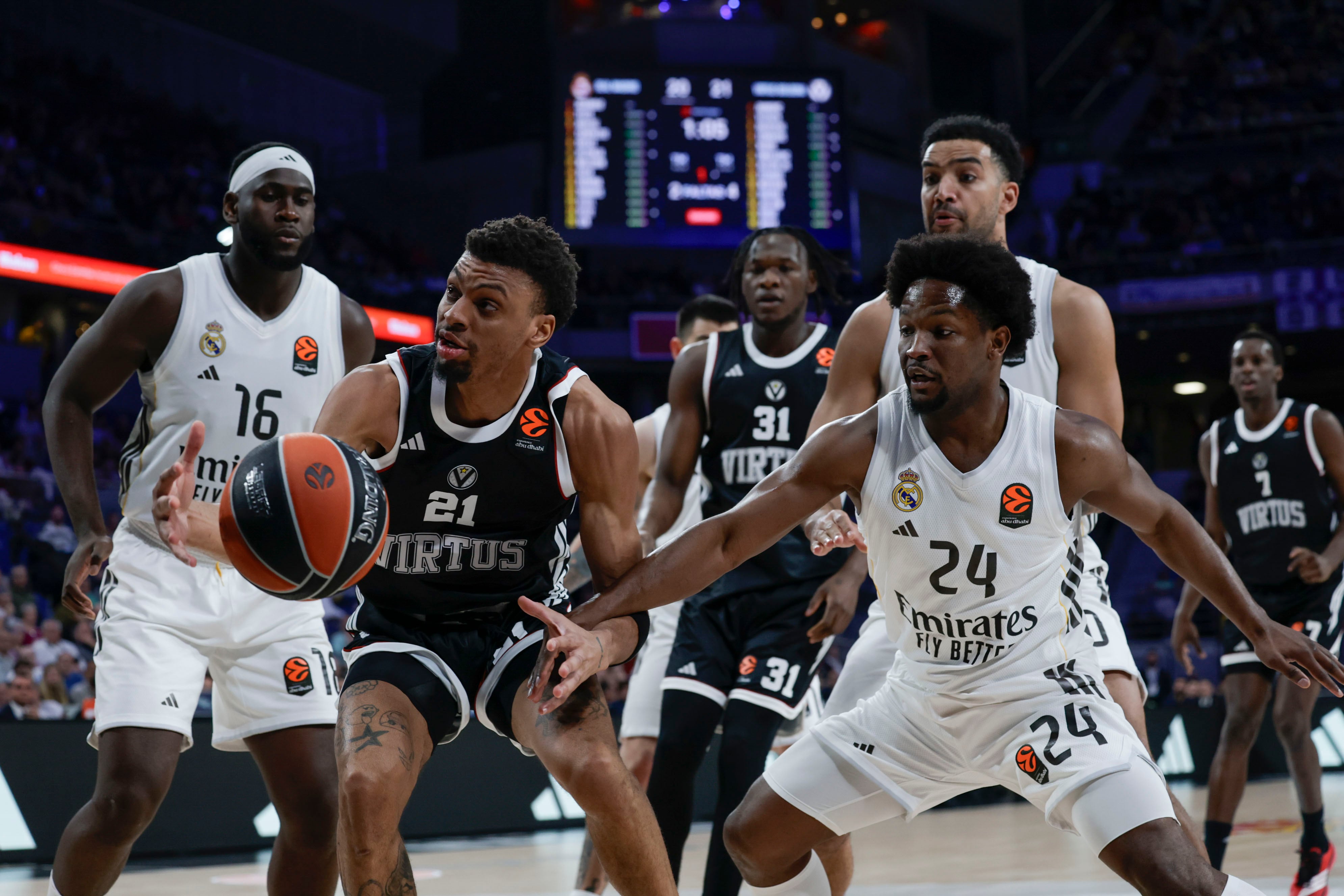 Real Madrid - Virtus, en directo: Euroliga de baloncesto 2025/26 en vivo hoy