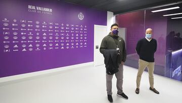 10/12/2020. 
 Nuevas instalaciones del Real Valladolid en el Estadio Zorrilla, remodelaci&oacute;n de las mismas. Ronaldo Nazario.