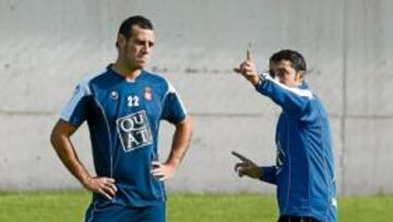 <b>AGRADECIDO. </b>Valverde se sintió feliz y siempre se entendió con Moisés las dos últimas campañas.