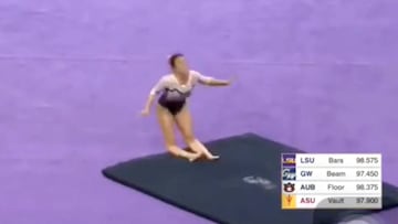 Gymnast Samantha Cerio suffers horrific injury
