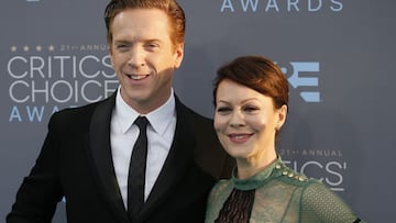 Damian Lewis y Helen McCrory.