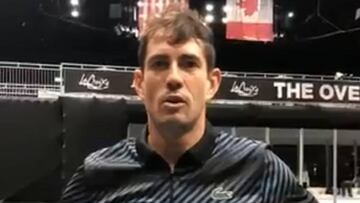 Guillermo García López ganó su primer partido en Nueva York.
